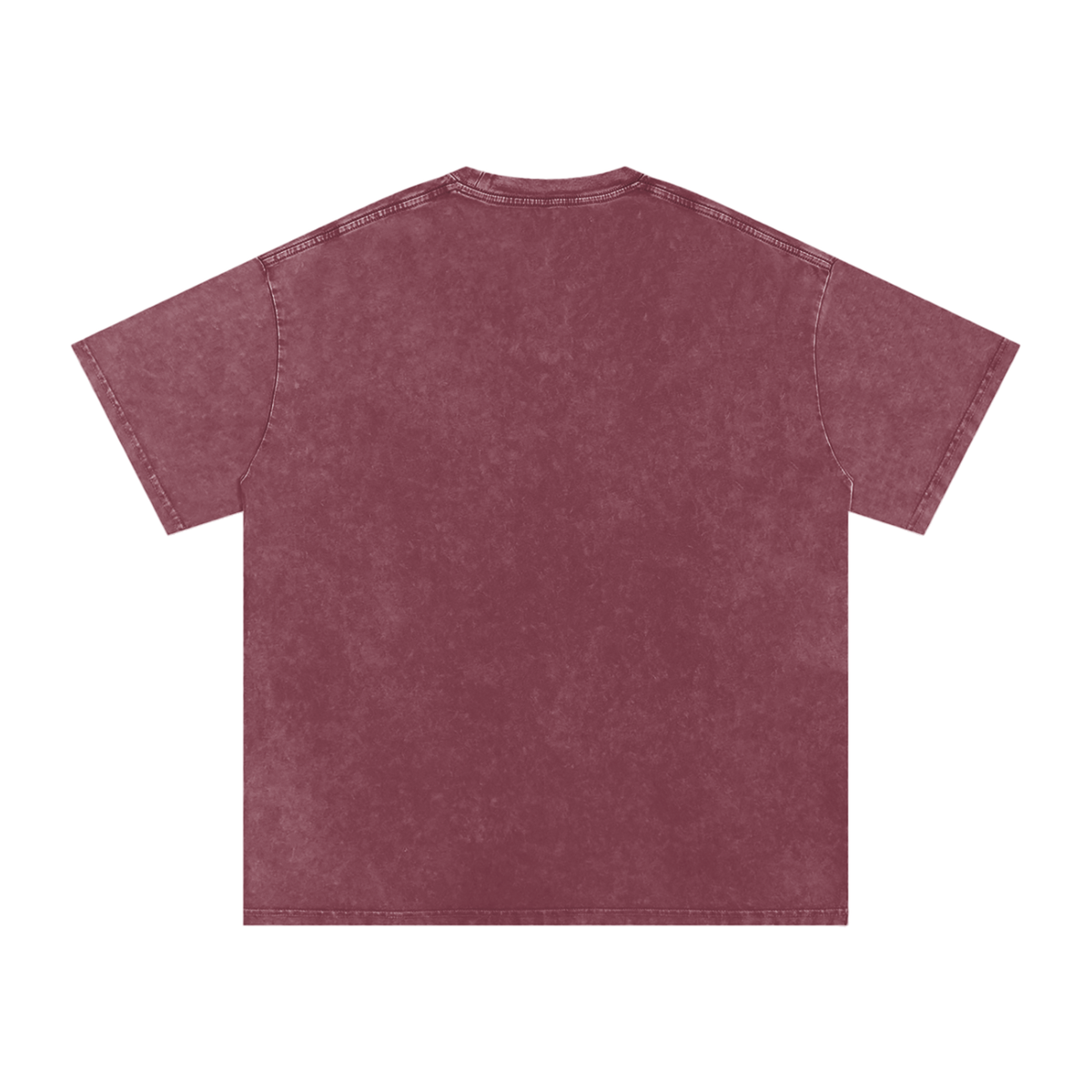 Built Different: Crowned Duality Snow Washed Oversized Cotton T-Shirt