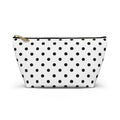 Black Polka Dot Accessory Pouch
