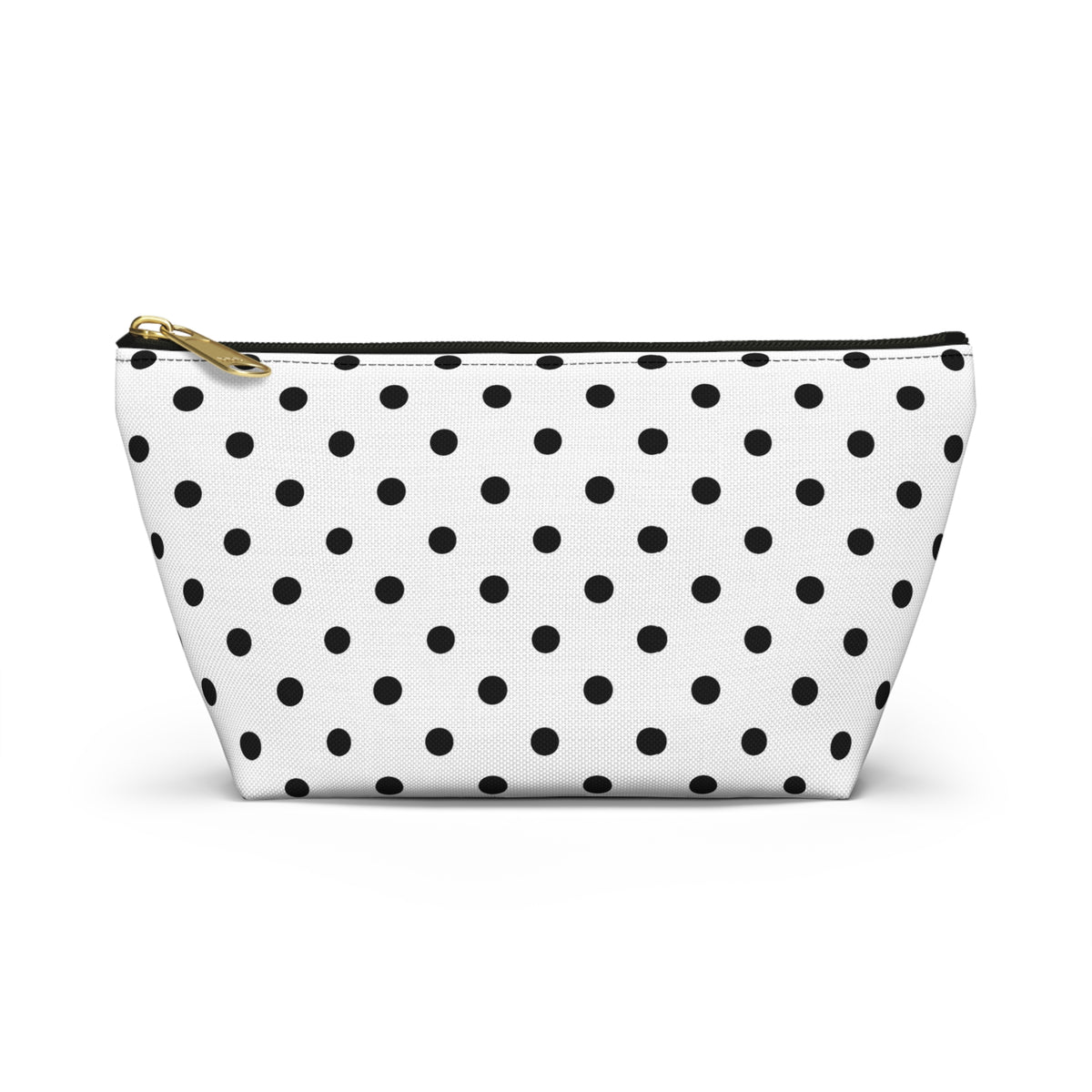Black Polka Dot Accessory Pouch