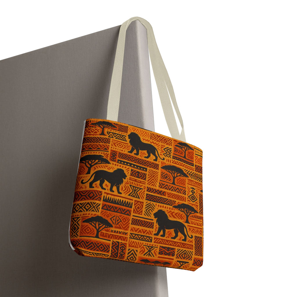 African Safari Lion Pattern Tote