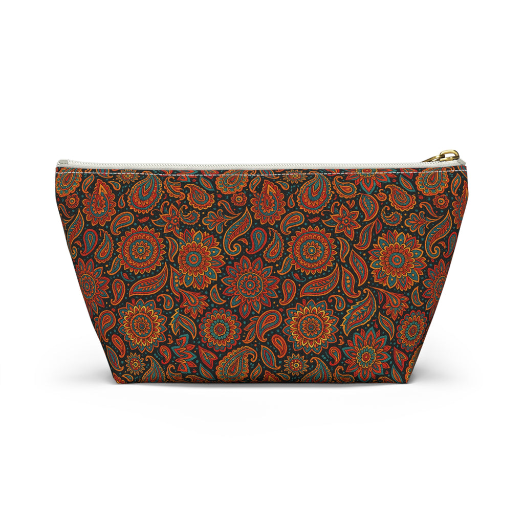 Bohemian Accessory Pouch, Makeup Bag, Travel Organizer, Toiletry Case, Gift for Her, Mandala Design