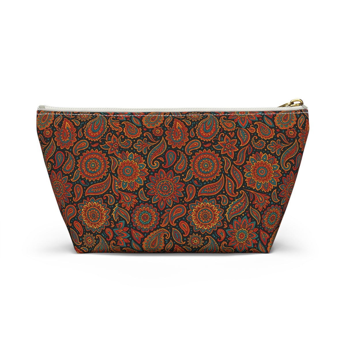 Bohemian Accessory Pouch, Makeup Bag, Travel Organizer, Toiletry Case, Gift for Her, Mandala Design