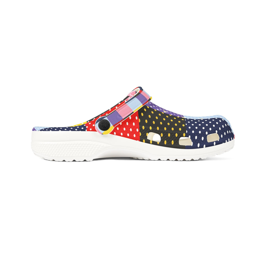 Patchwork Polka Dot EVA Clogs