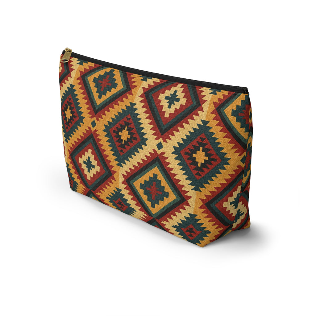 Southwestern Diamond Pattern Accessory Pouch