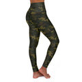 Camouflage Yoga Leggings - High Waisted Workout Pants for Women, Gym Leggings, Athletic Stretchy Leggings, Pilates Leggings, Fitness