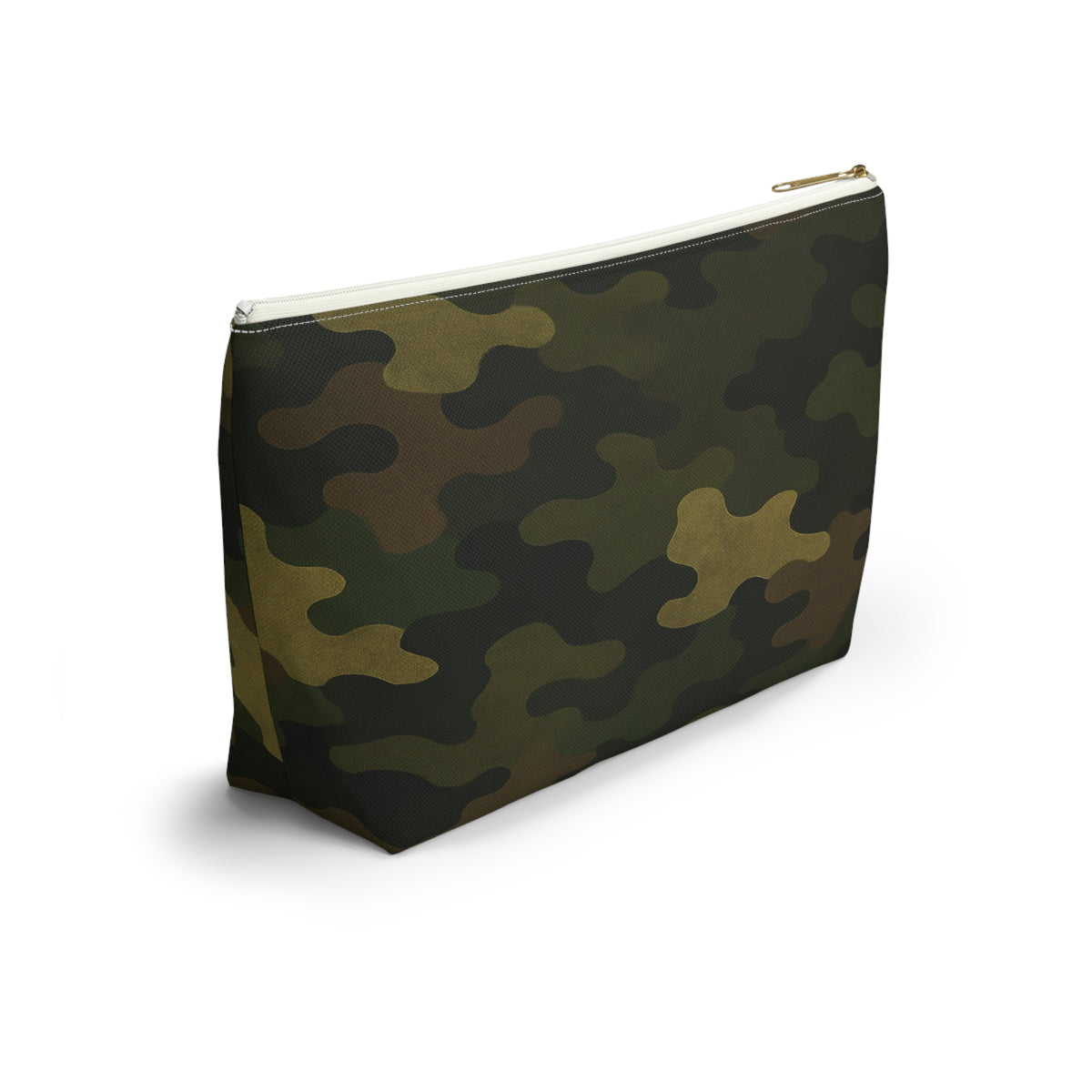 Camo Pattern Accessory Pouch | T-Bottom Zipper Pouch