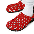 Red & White Polka Dot EVA Foam Clogs