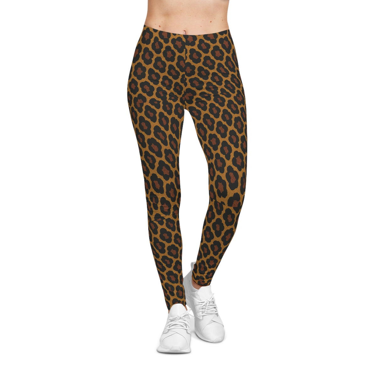 Leopard Print Leggings, Women's Leggings, Casual Pants, Stretchy Yoga Pants, Animal Print Tights