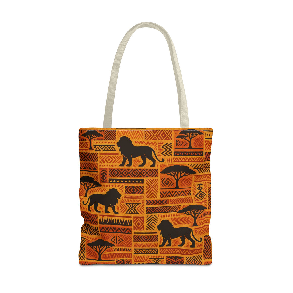 African Safari Lion Pattern Tote