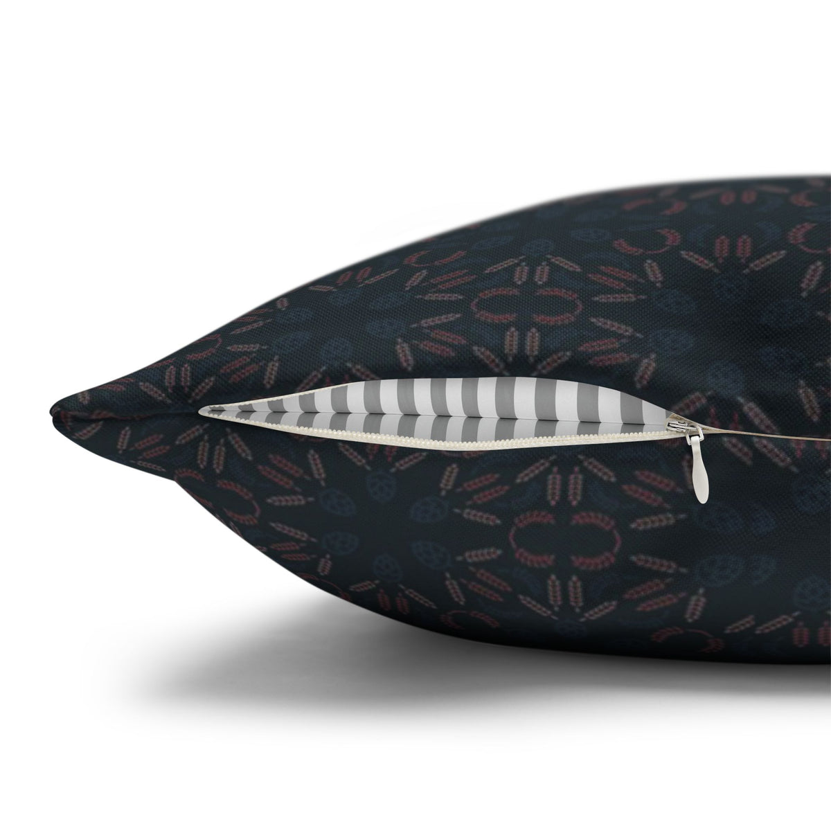 Dark Geometric Mosaic Pillowcase | Spun Polyester Square Pillowcase