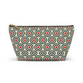 Retro Concentric Circles Accessory Pouch