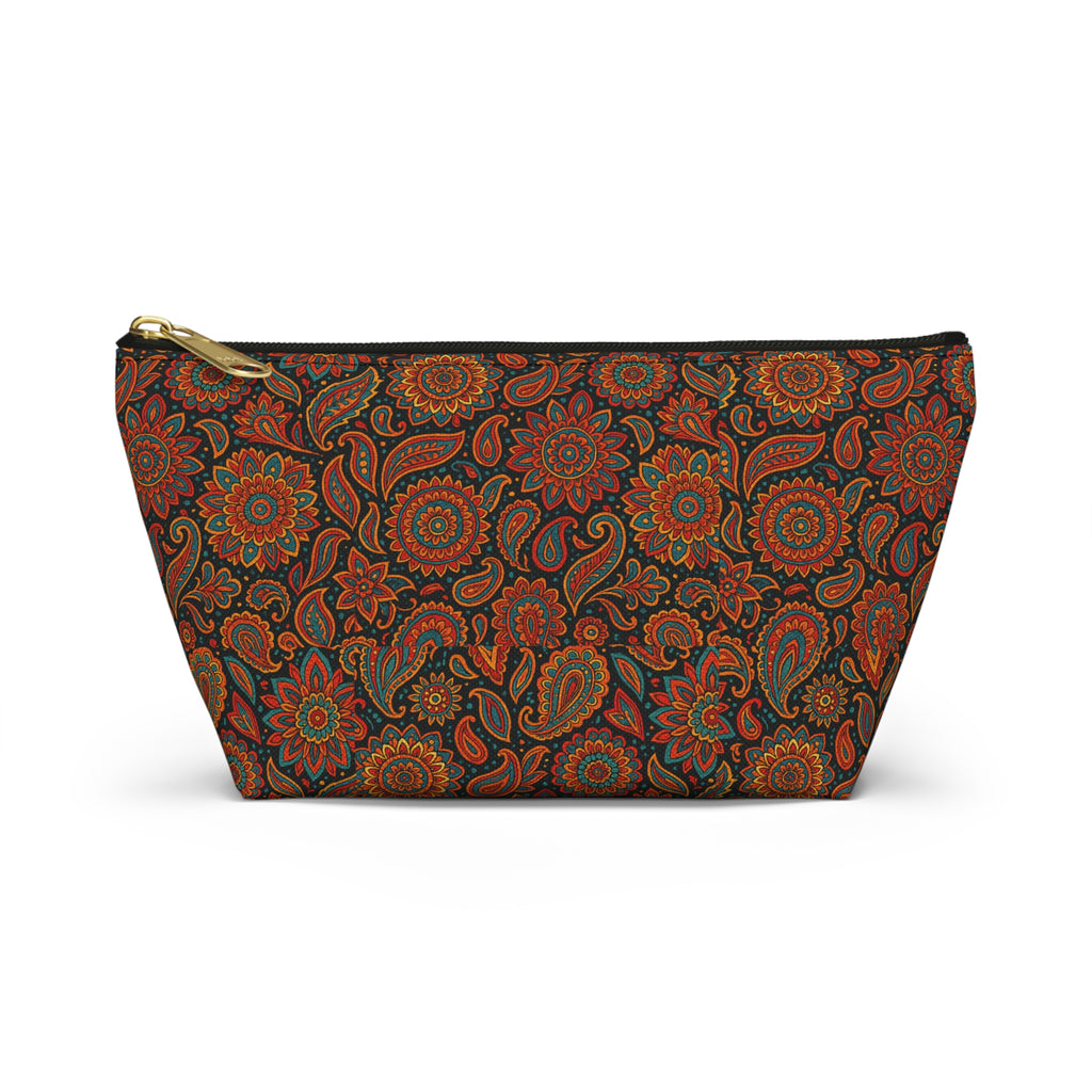 Bohemian Accessory Pouch, Makeup Bag, Travel Organizer, Toiletry Case, Gift for Her, Mandala Design