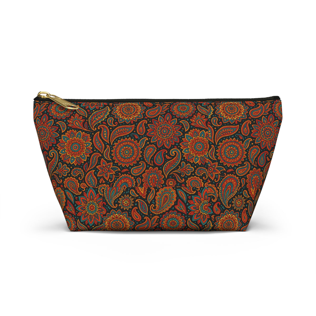Bohemian Accessory Pouch, Makeup Bag, Travel Organizer, Toiletry Case, Gift for Her, Mandala Design