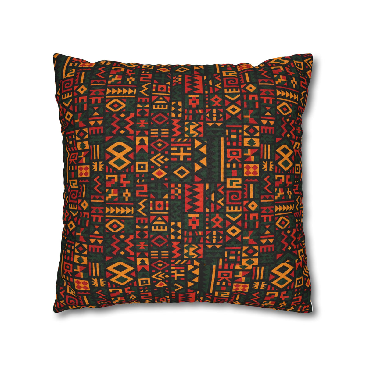Tribal Geometric Pattern Pillowcase | Spun Polyester Square Pillowcase