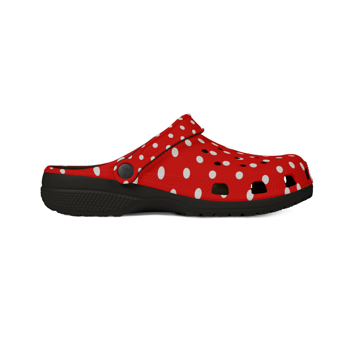 Red & White Polka Dot EVA Foam Clogs