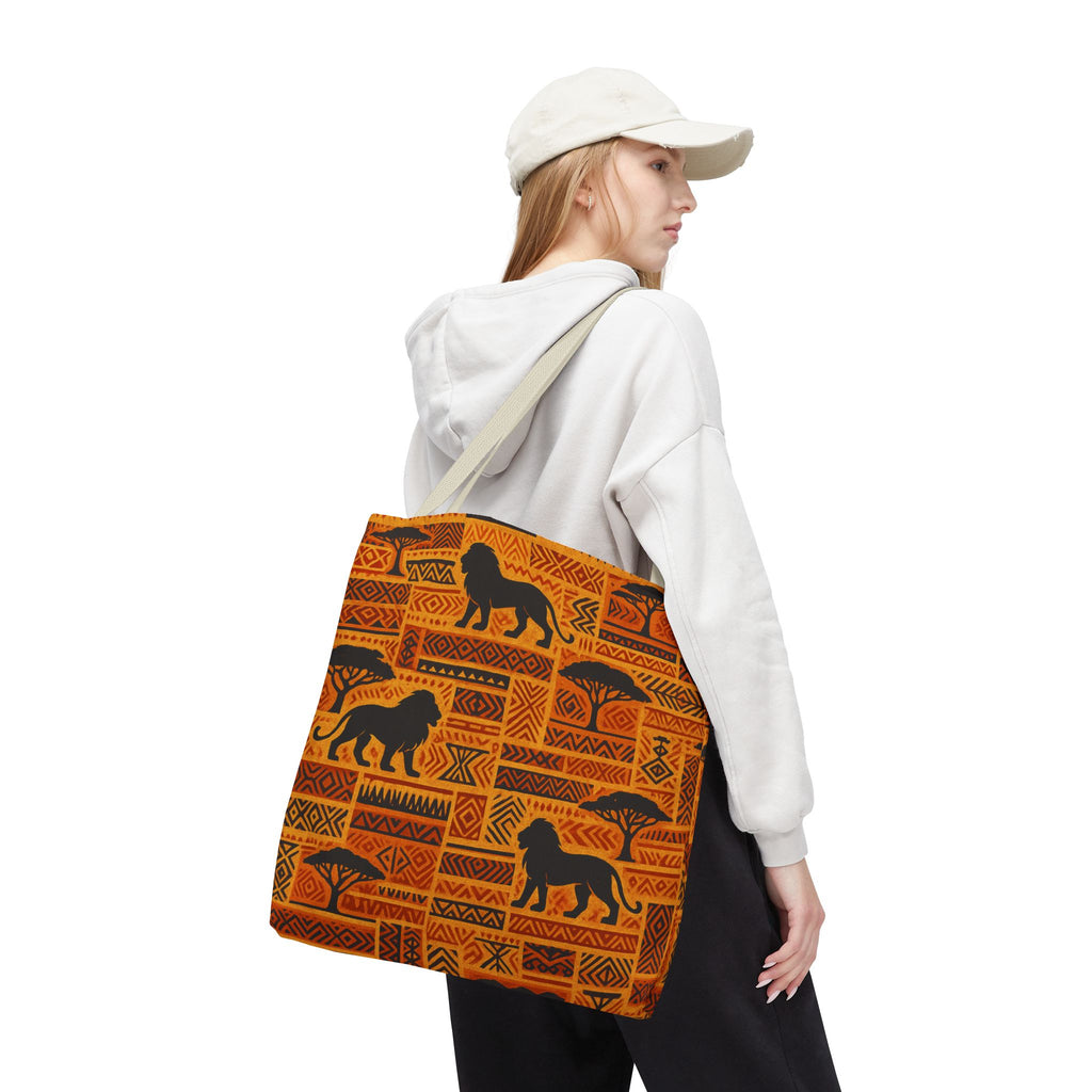 African Safari Lion Pattern Tote