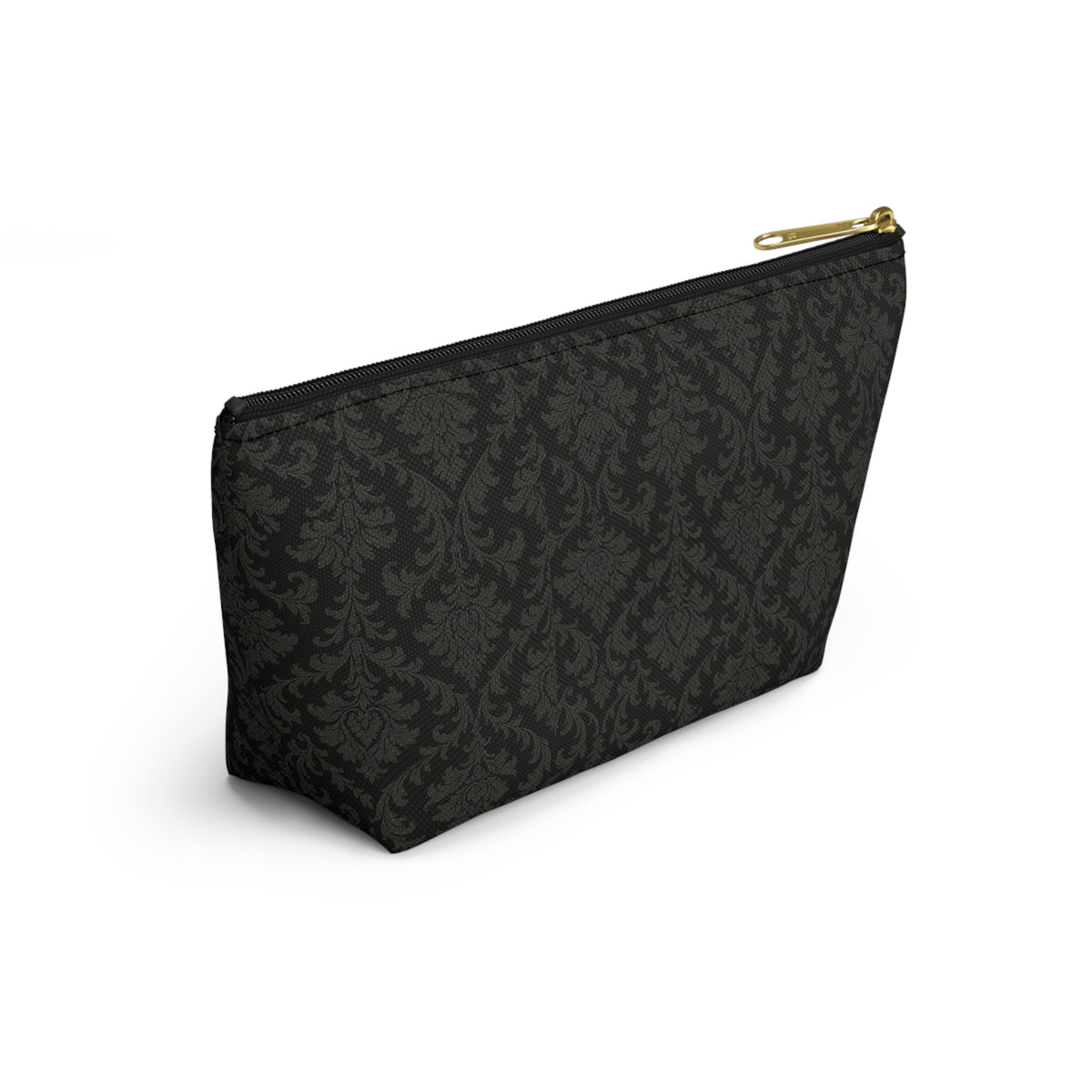 Black Damask Accessory Pouch