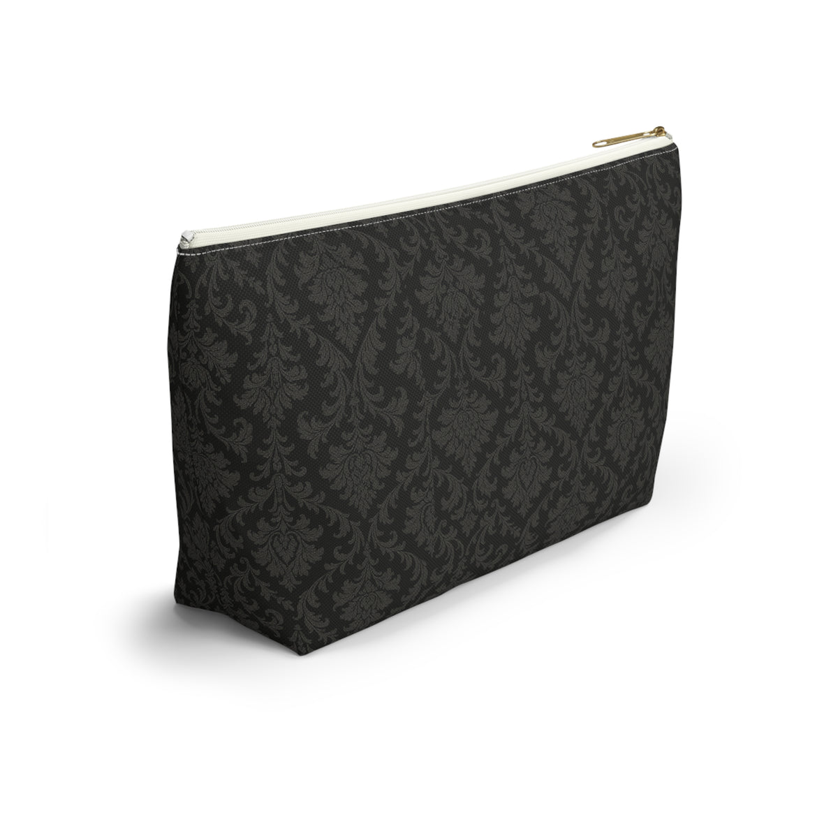 Black Damask Accessory Pouch