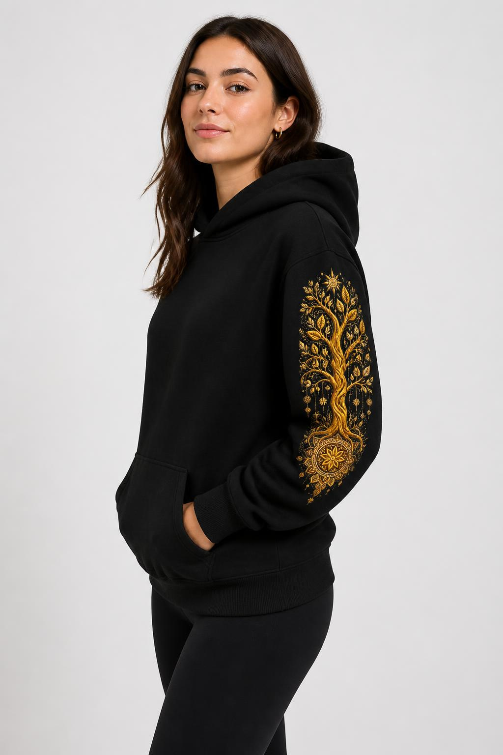 Tree of Life Oversized Fleeced Hoodie