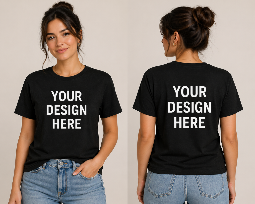 Custom T_Shirt Printing _ Personalized Shirt Design _ Upload Your Design or Request Custom Artwork _ Custom Graphic Tee