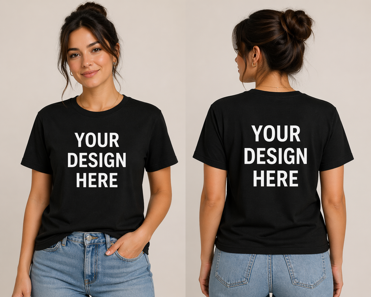 Custom T_Shirt Printing _ Personalized Shirt Design _ Upload Your Design or Request Custom Artwork _ Custom Graphic Tee