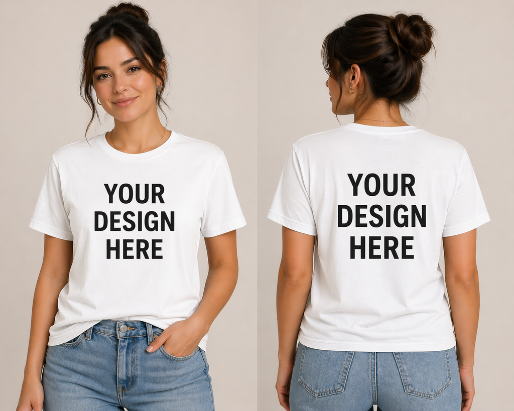 Custom T_Shirt Printing _ Personalized Shirt Design _ Upload Your Design or Request Custom Artwork _ Custom Graphic Tee
