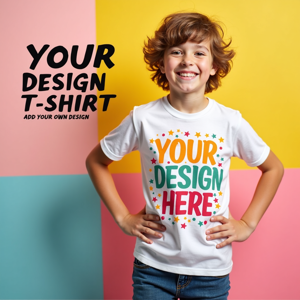 Custom Kids T-Shirt Personalized Name Shirt Custom Child Shirt Birthday Shirt for Kids Custom Graphic Tee Toddler Youth Shirt Gift Idea