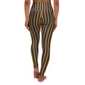 Striped Retro Colorblock Leggings, Yoga Pants for Women, Workout Leggings, Running Tights, Active Wear Bottoms
