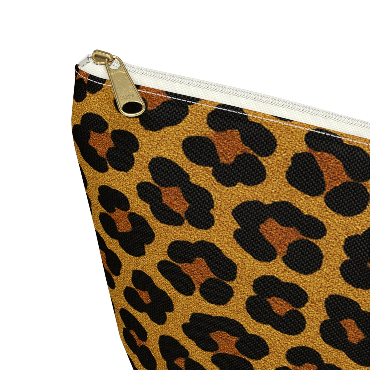 Leopard Print Accessory Pouch | T-Bottom Cosmetic Bag