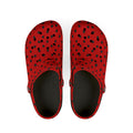 Red & Black Polka Dot EVA Foam Clogs