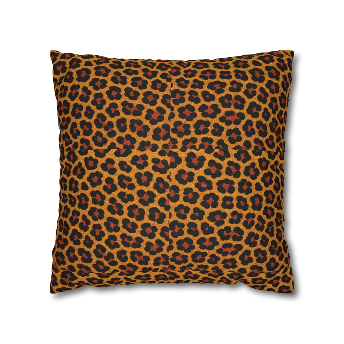 Leopard Print Pillowcase | Square Polyester Throw Pillowcase