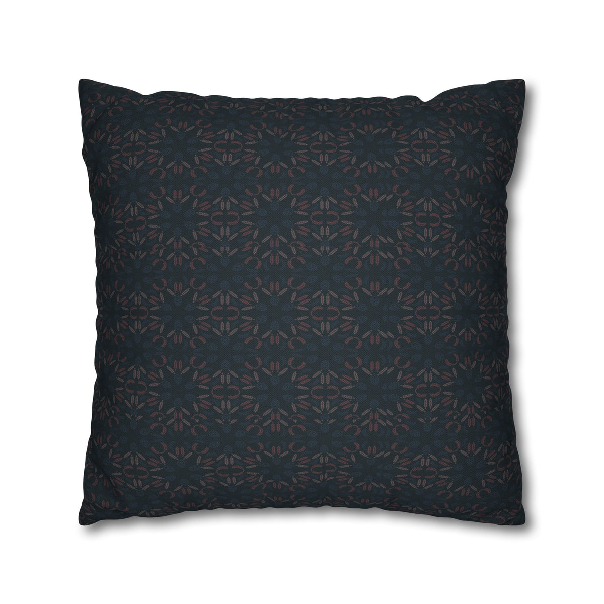 Dark Geometric Mosaic Pillowcase | Spun Polyester Square Pillowcase