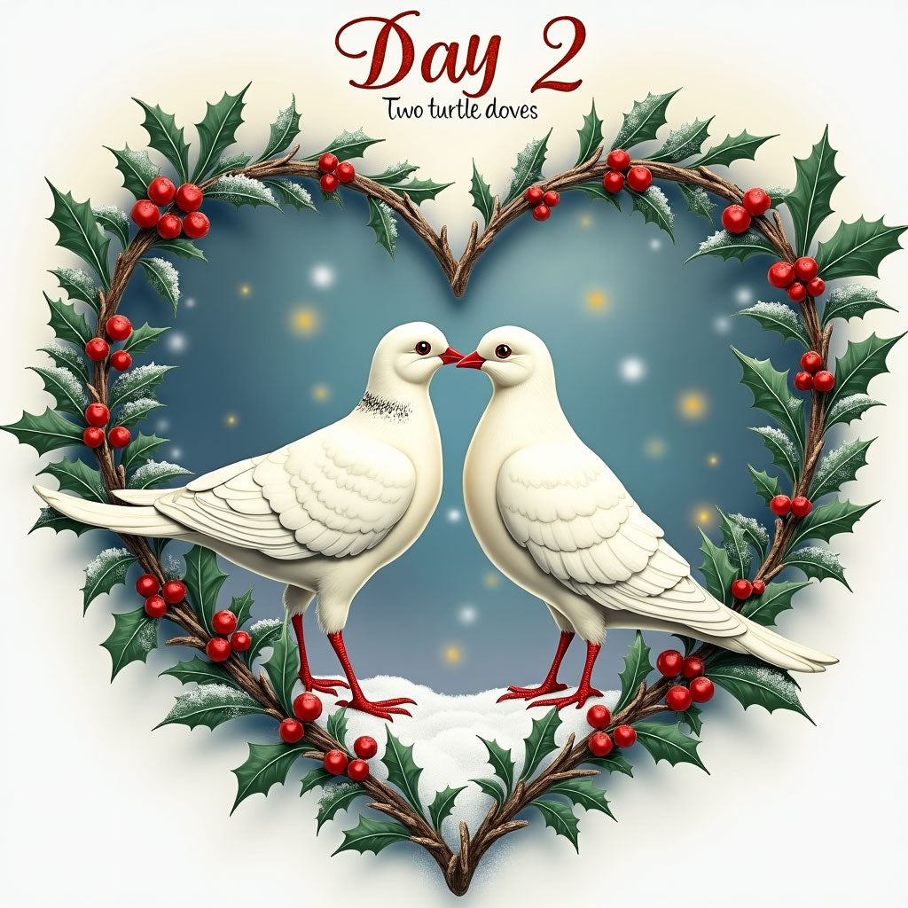 12 Days of Christmas Ornaments | SVG PNG JPG Designs (Digital Download)