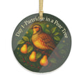 Partridge in a Pear Tree Ornament | Acrylic Christmas Tree Decoration | 12 Days of Christmas Ornament | Holiday Keepsake Gift