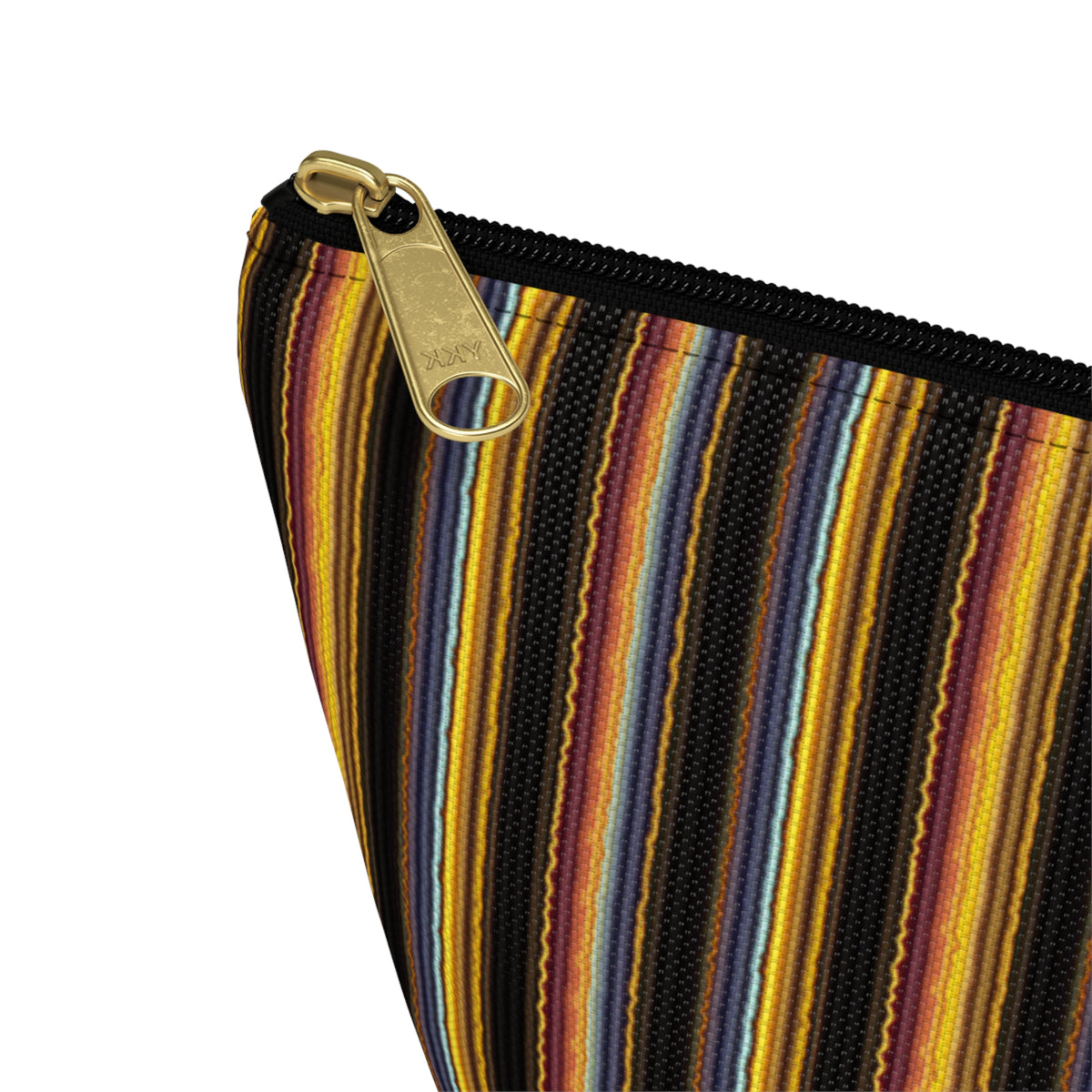 Autumn Stripe Accessory Pouch | T-Bottom Makeup Bag