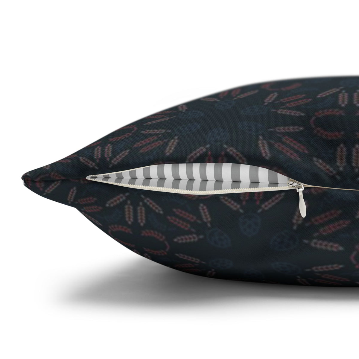Dark Geometric Mosaic Pillowcase | Spun Polyester Square Pillowcase