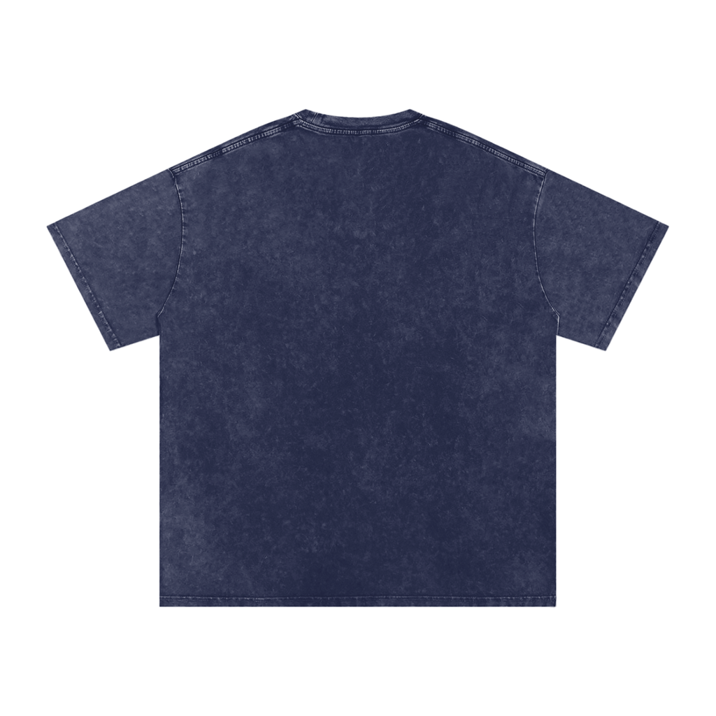 Unified Celestial Tree Snow Washed Oversized Cotton T-Shirt
