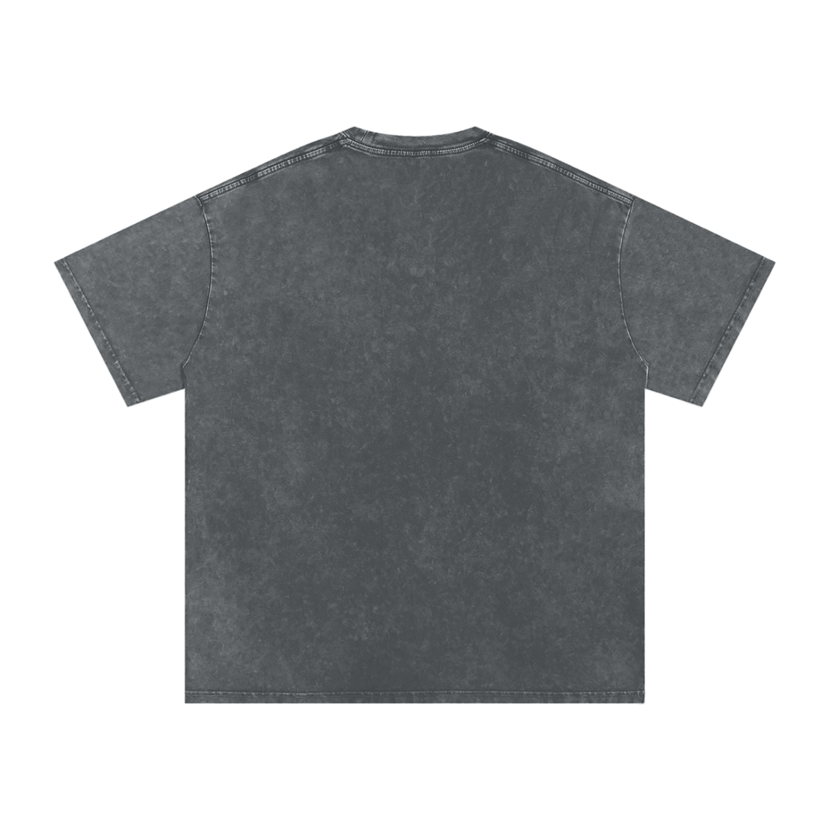Beauty With Backbone – Snow Washed Oversized Cotton Graphic T-Shirt