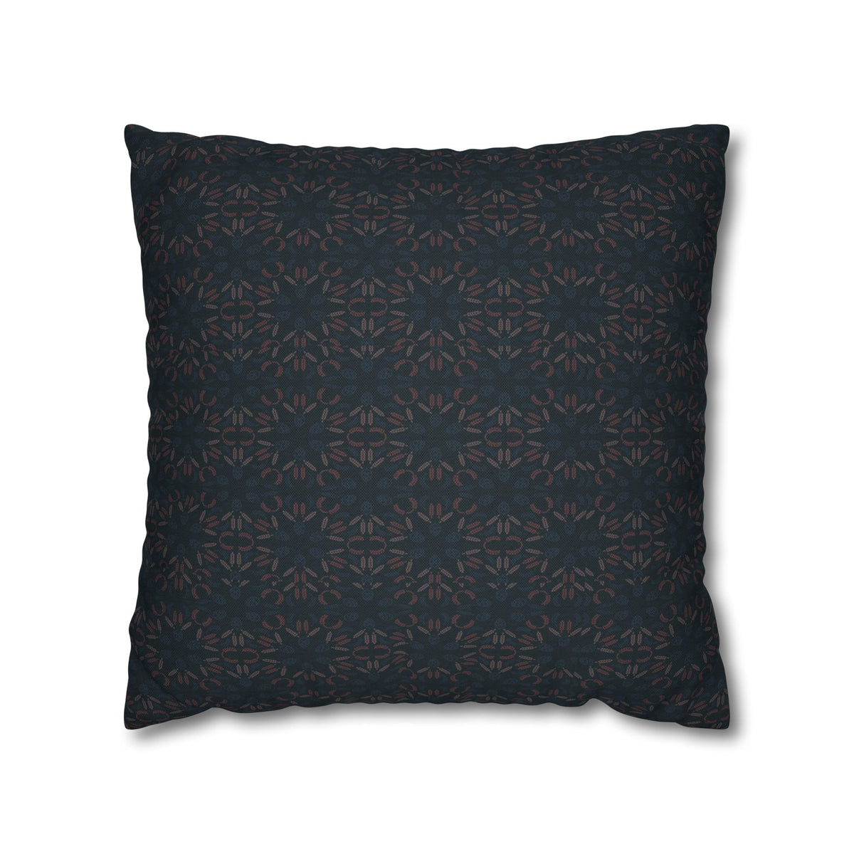Dark Geometric Mosaic Pillowcase | Spun Polyester Square Pillowcase