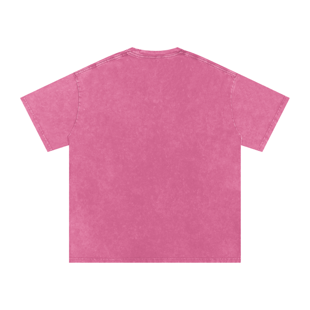 Unified Celestial Tree Snow Washed Oversized Cotton T-Shirt