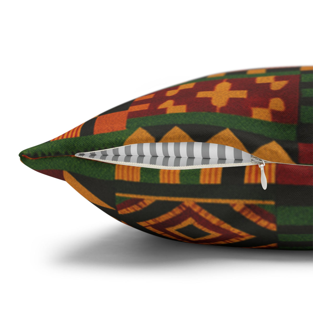 Kente Pattern Pillowcase | African Print Square Pillowcase