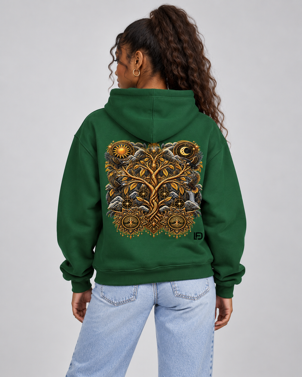 Kids & Teens Unified Celestial Tree Fleece Hoodie