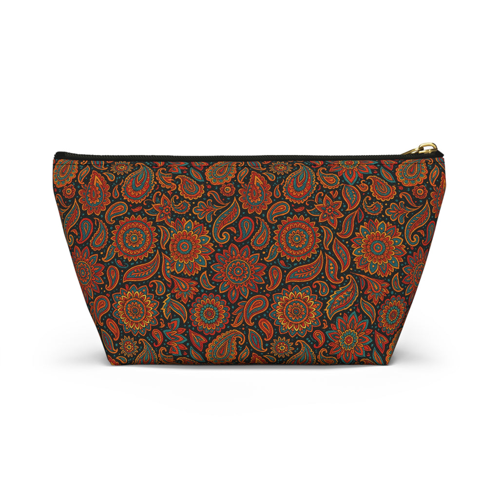 Bohemian Accessory Pouch, Makeup Bag, Travel Organizer, Toiletry Case, Gift for Her, Mandala Design