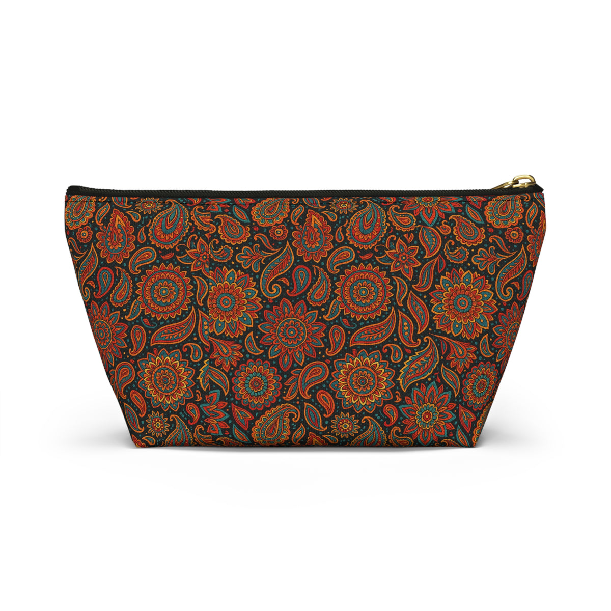 Bohemian Accessory Pouch, Makeup Bag, Travel Organizer, Toiletry Case, Gift for Her, Mandala Design