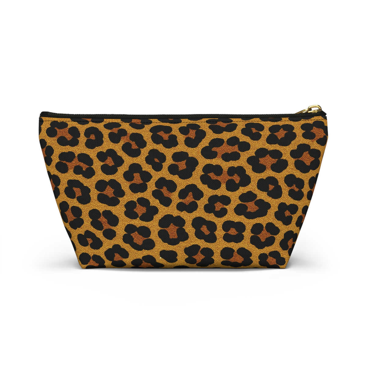 Leopard Print Accessory Pouch | T-Bottom Cosmetic Bag