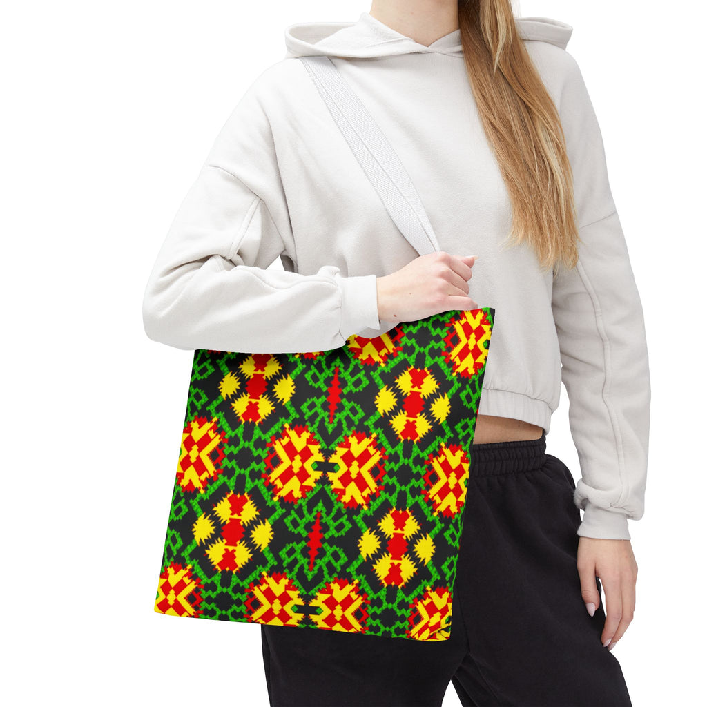 African Print Tote Bag, Ankara Tote, Ethnic Style Handbag, Colorful Market Bag, Tribal Print Shoulder Bag, Beach Tote