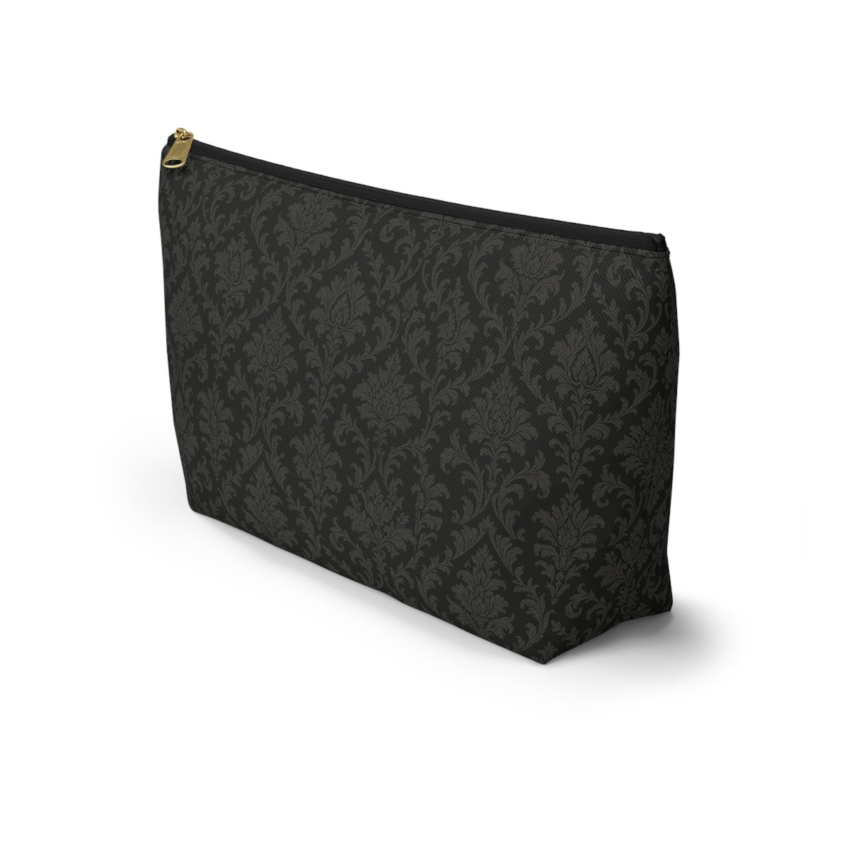 Black Damask Accessory Pouch