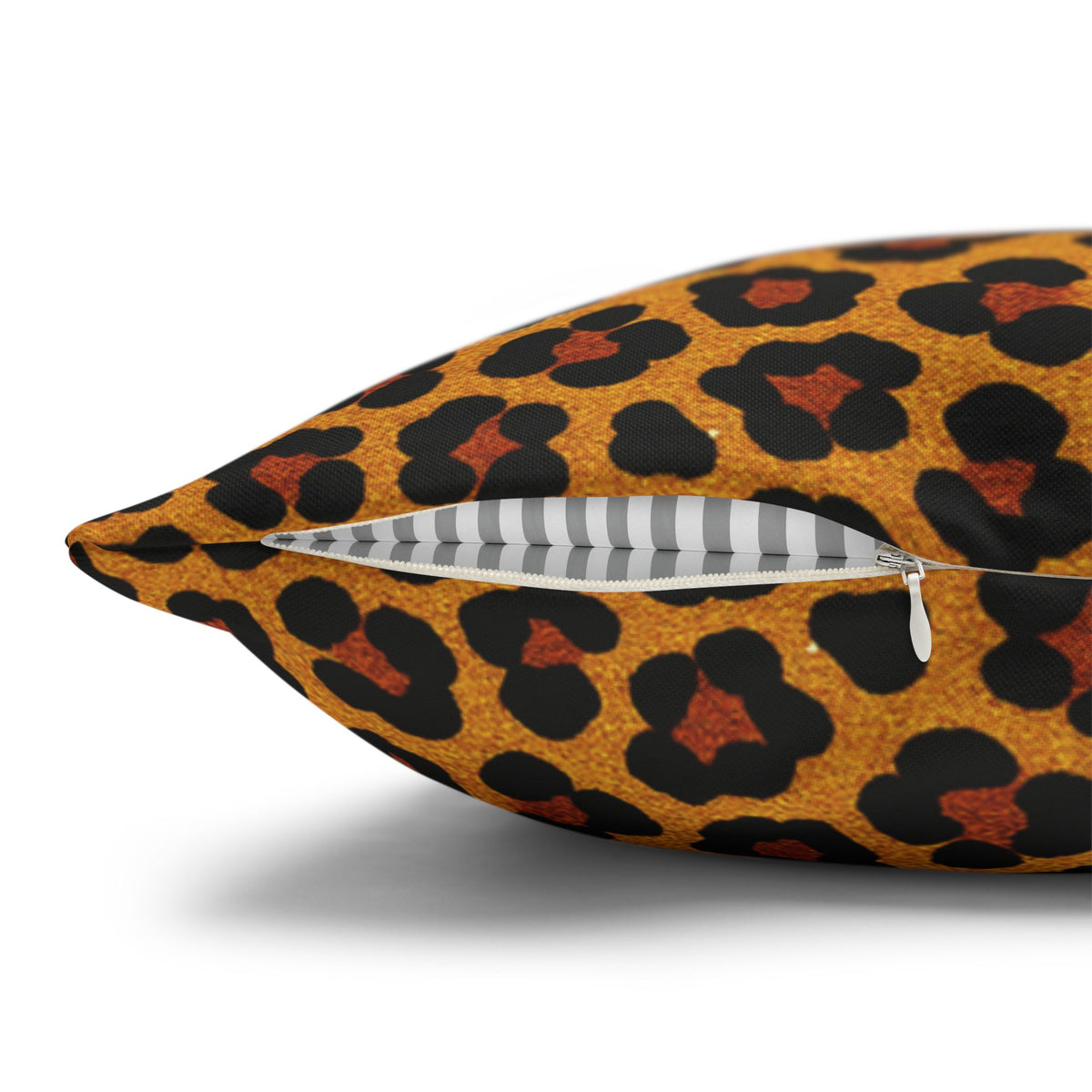 Leopard Print Pillowcase | Square Polyester Throw Pillowcase