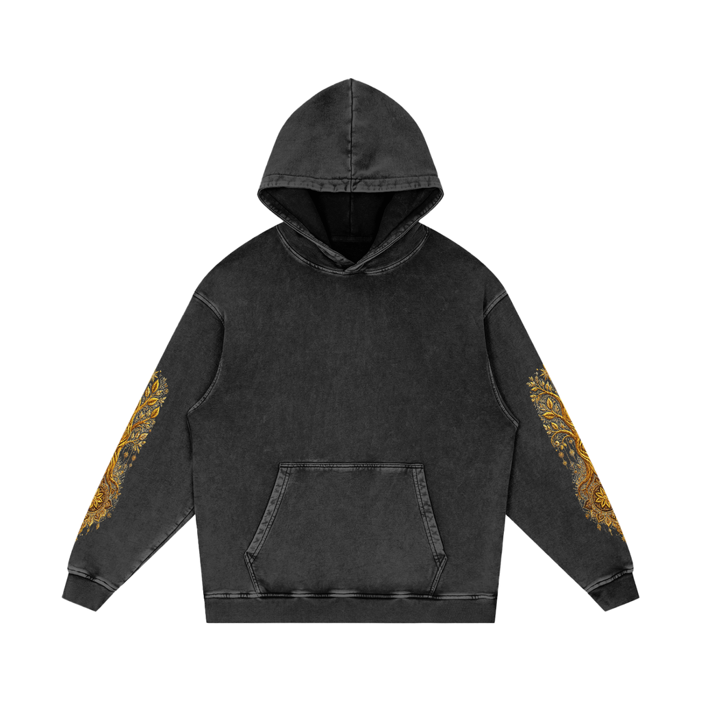Don’t Judge a Book by Its Cover Snow Washed Loose Cotton Hoodie
