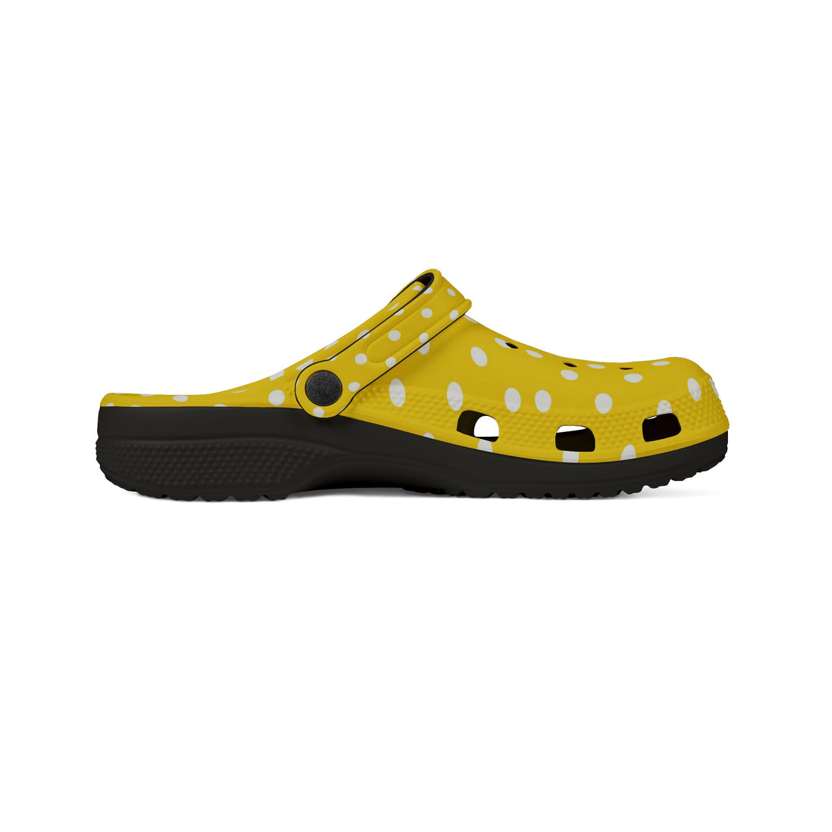 Yellow Polka Dot EVA Foam Clogs